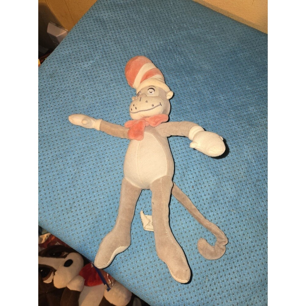 Dr. SEUSS The Lorax Project My Natural Plush Cat In The Hat Faded Plush Doll 12"